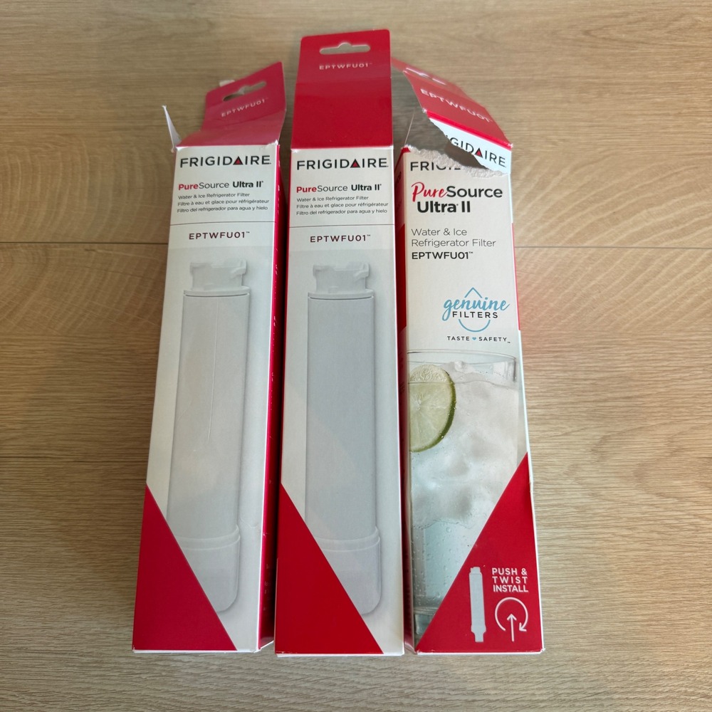 Frigidaire PureSource Ultra II Refrigerator Water Filter EPTWFU01 3 Pack Genuine